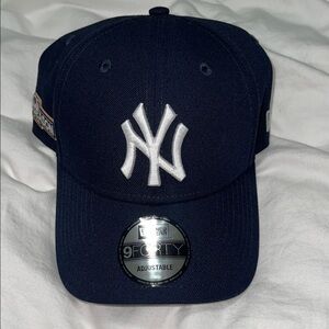 New Era Dark Blue Yankees Cap with White Logo